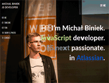 Tablet Screenshot of michal.biniek.pl
